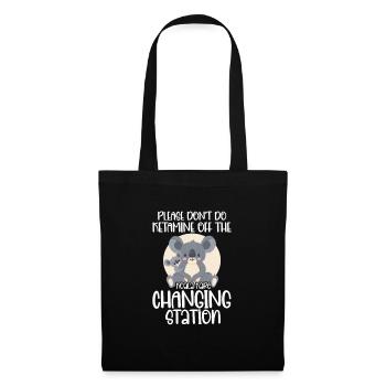 Koala Koala Bear Australie Ours Cadeau - Sac en tissu - noir - Devant