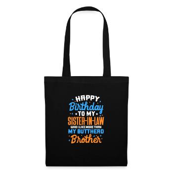 Big Brother Sibling Sister Gift - Tote Bag - black - Front