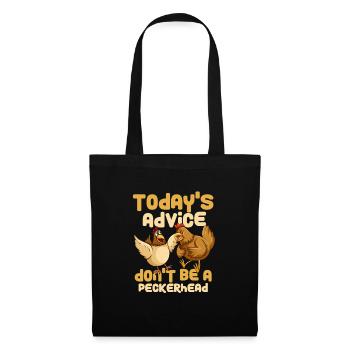 Chicken Farm Poultry Rooster Chickens Gift - Tote Bag - black - Front