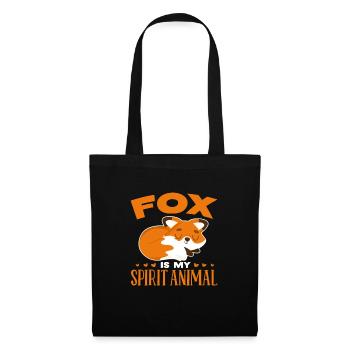 Fox Foxes Fox Forest Animal Forest Animal Gift - Tote Bag - black - Front