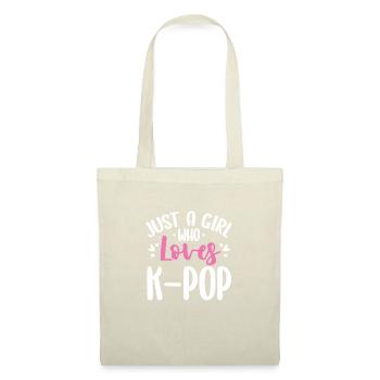 K-Pop - Stoffbeutel - Natur - Vorne