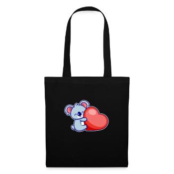 Koala Koala Bear Australie Bear Gift - Sac en tissu - noir - Devant