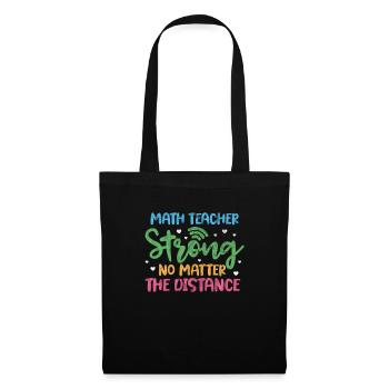 Mathématiques - Sac en tissu - noir - Devant