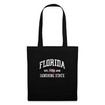 Floride Usa Miami America Cadeau de voyage de vacances - Sac en tissu - noir - Devant