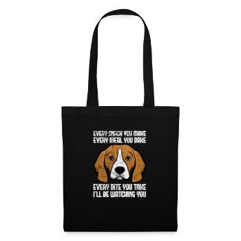 Beagle - Tote Bag - black - Front