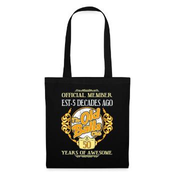 50 ans du 50e anniversaire du Old Balls Club - Sac en tissu - noir - Devant
