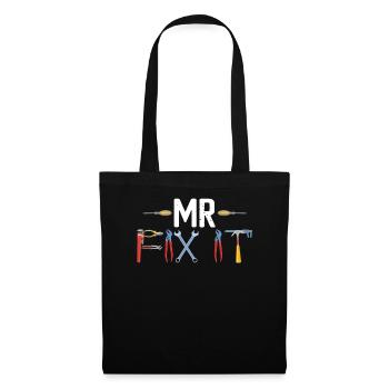 Mr Fix It Mechanic Dad Daughters - Tote Bag - black - Front