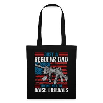 Trying Not To Raise Liberals - Stoffbeutel - Schwarz - Vorne
