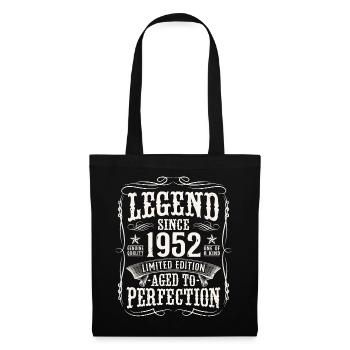 Legend 1952 Cadeau d’anniversaire vintage - Sac en tissu - noir - Devant