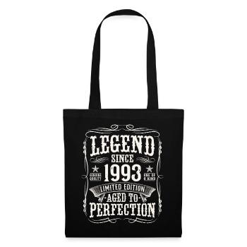 Legend 1993 Vintage Birthday Gift - Tote Bag - black - Front