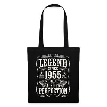 Legend 1955 Vintage Cadeau d’anniversaire - Sac en tissu - noir - Devant