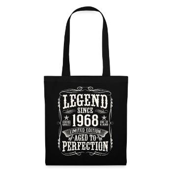 Legend 1968 Cadeau d’anniversaire vintage - Sac en tissu - noir - Devant