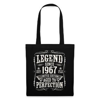 Legend 1967 Vintage Cadeau d’anniversaire - Sac en tissu - noir - Devant
