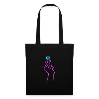 K-Pop - Sac en tissu - noir - Devant