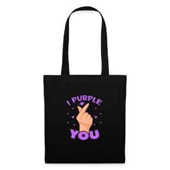 K-Pop - Sac en tissu - noir - Devant