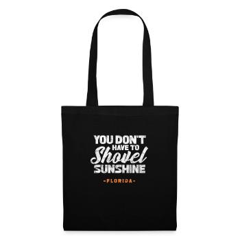 Floride Usa Miami America Cadeau de voyage de vacances - Sac en tissu - noir - Devant