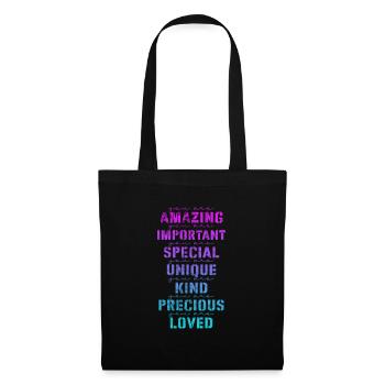 Motivation Motiver Carrière Dire Cadeau - Sac en tissu - noir - Devant