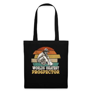 Worlds Okayest Prospector Gold Miner - Tote Bag - black - Front