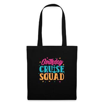 Anniversaire de croisière - Sac en tissu - noir - Devant