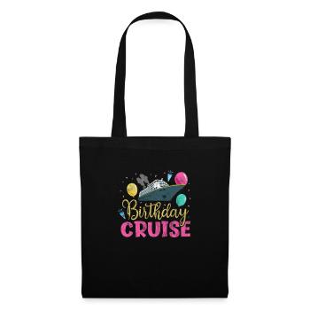 Cadeau de croisière d’anniversaire de navire de croisière - Sac en tissu - noir - Devant