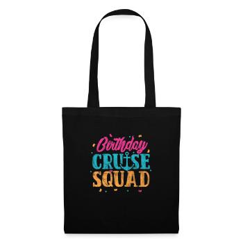 Cadeau de croisière d’anniversaire de navire de croisière - Sac en tissu - noir - Devant