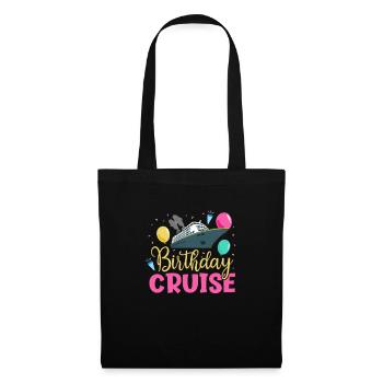 Anniversaire de croisière - Sac en tissu - noir - Devant