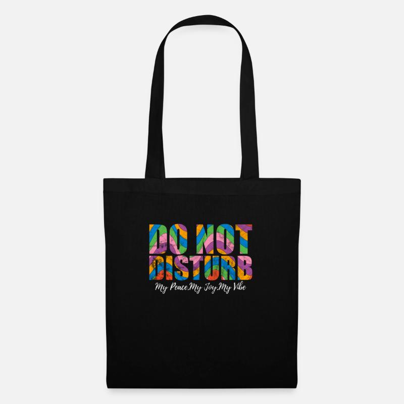 Hippie - Sac en tissu - noir