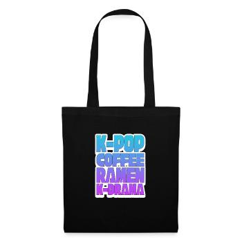 K-Pop Café Ramen - Sac en tissu - noir - Devant