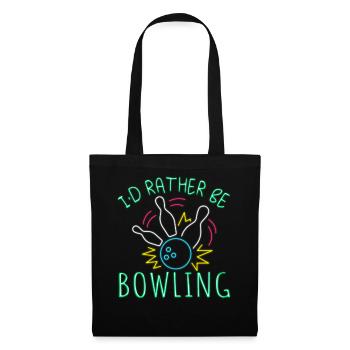 This is my Lucky Bowling Shirt - Do not wash - Stoffbeutel - Schwarz - Vorne