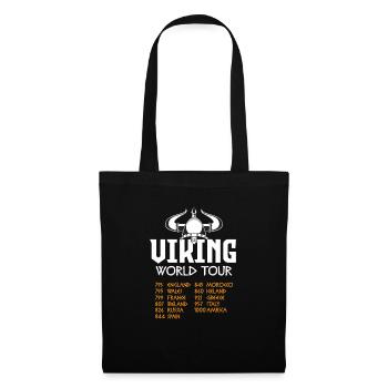 Wikinger Viking Vikings Odin Walhalla Geschenk - Stoffbeutel - Schwarz - Vorne