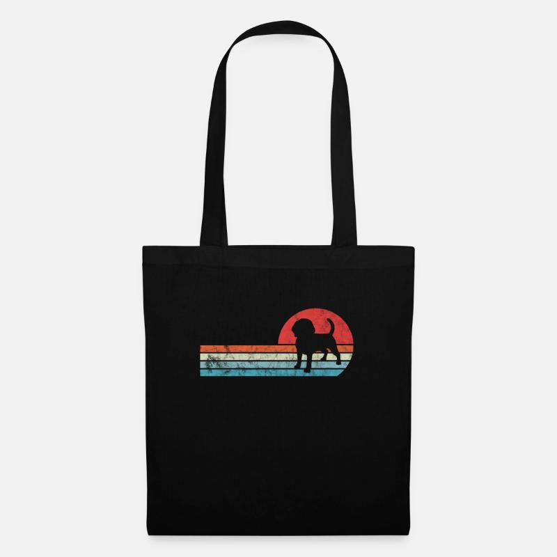 Beagle - Sac en tissu - noir
