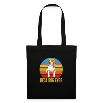 Beagle Chien Chien Dog Lover Pet Cadeau - Sac en tissu - noir - Devant