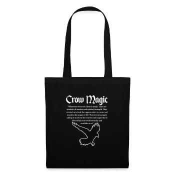 Raven Crow Bird Crow Birds Nature Crow GEschenk - Tote Bag - black - Front