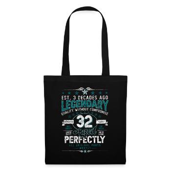 Vintage Légendaire - Vieilli parfaitement 32ème anniversaire - Sac en tissu - noir - Devant