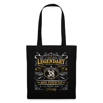Vintage Légendaire - Vieilli parfaitement 38ème anniversaire - Sac en tissu - noir - Devant