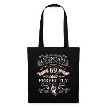 Vintage Légendaire - Vieilli parfaitement 69ème anniversaire - Sac en tissu - noir - Devant