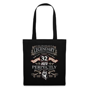 Vintage Légendaire - Vieilli parfaitement 32ème anniversaire - Sac en tissu - noir - Devant