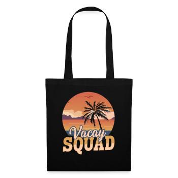 Sommer Urlaubs Trip Familie & Freunde Vacay Squad - Stoffbeutel - Schwarz - Vorne
