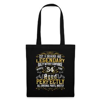Vintage Légendaire - Vieilli parfaitement 54ème anniversaire - Sac en tissu - noir - Devant