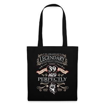 Vintage Légendaire - Vieilli parfaitement 39ème anniversaire - Sac en tissu - noir - Devant