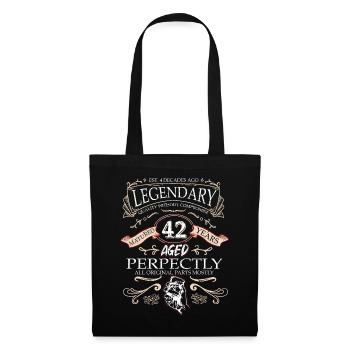 Vintage Légendaire - Vieilli parfaitement 42ème anniversaire - Sac en tissu - noir - Devant