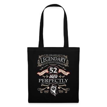 Vintage Légendaire - Vieilli parfaitement 52ème anniversaire - Sac en tissu - noir - Devant