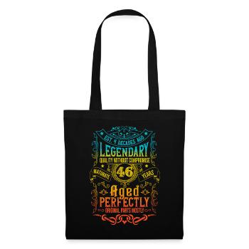Vintage Légendaire - Vieilli parfaitement 46ème anniversaire - Sac en tissu - noir - Devant