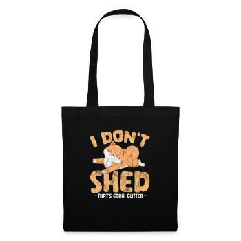 Welsh Corgi Dog Dog Dog Race Cadeau - Sac en tissu - noir - Devant