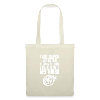 Diesel Auto Tuning Véhicule à Essence Cadeau - Sac en tissu - nature - Devant