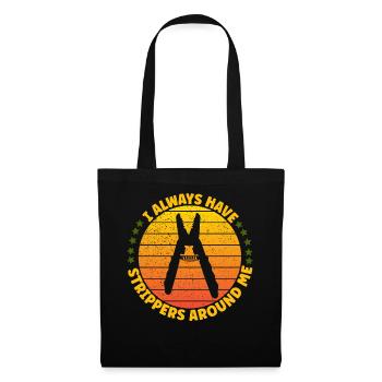 I Always Have Strippers Around Me Electrician - Tote Bag - black - Front