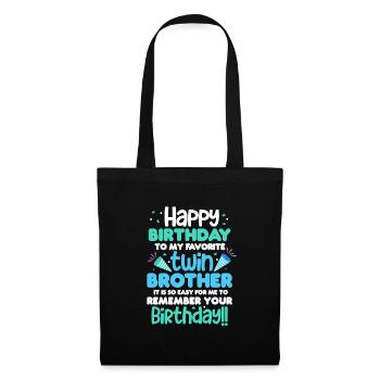 Big Brother Sibling Sister Gift - Tote Bag - black - Front