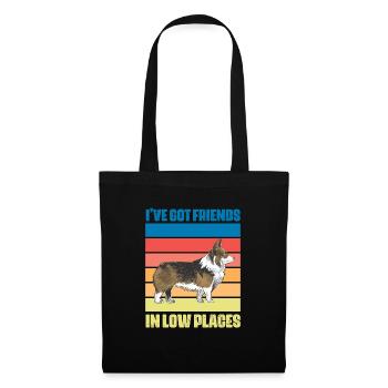Corgi - Tote Bag - black - Front