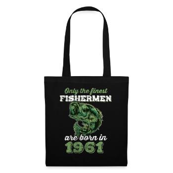 Legendär 61 Jahre alt Geschenk zum 61. Geburtstag - Stoffbeutel - Schwarz - Vorne