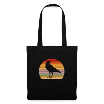 Raven Crow Bird Crow Birds Nature Crow GEschenk - Tote Bag - black - Front